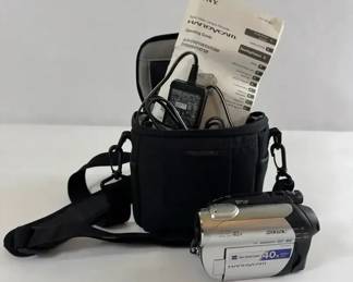 Sony Handycam DCRDVD108 Camcorder w Carl Zeiss Lens, 40x Optical Zoom, Case  Accessories