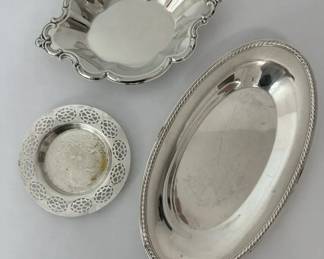 Vintage Silver Plated Serving Ware WM A Rogers  International Silver Co.
