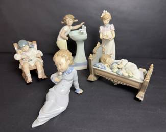 Lladro Daisa Porcelain Children Figurines Collection Hand Made in Spain