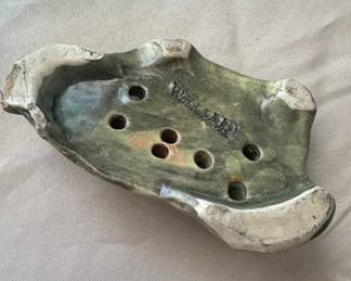 Weller Pottery Muskota Lobster Crawfish Flower Frog