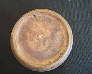 Vintage Ceramic Trinket Dish with Embossed Bird