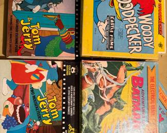 Vintage 8mm Film Reels - Classic Cartoons and Superheroes
