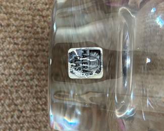 Maler Glass Etched Art Glass Vase, Sweden