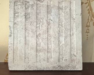 Vintage Majolica Portrait Tile - Classical Male Profile