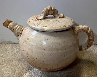 Handmade Speckled Glaze Stoneware Teapot