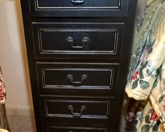 Charcoal Brown Drawer Chest