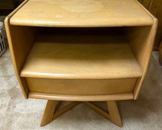 Heywood Wakefield Sculptura MCM Nightstand