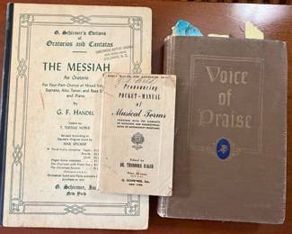 Collection of Vintage Sheet Music and Hymnals