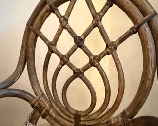 Oval Back Arm Chair Detail