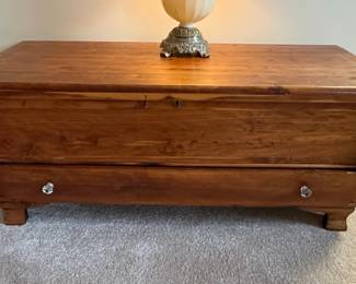 Vintage Cedar Hope Chest with Drawer