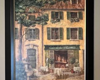 "Cafe de la Place" Art