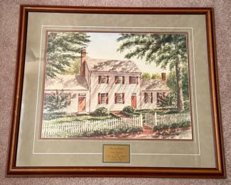 Limited Edition Print "Blount Mansion" by Artist Mark Martin