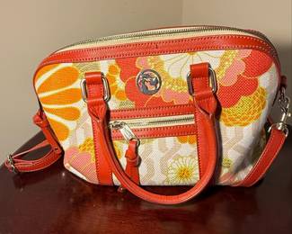 Spartina Daufuskie Island Floral Satchel Bag