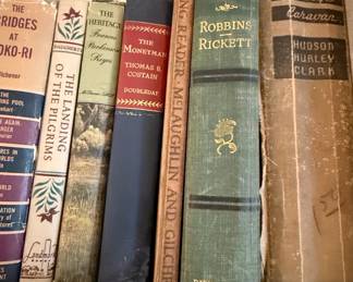 Collection of Vintage Educational and Literary Books