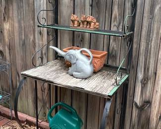 Bakers Rack with Decorative Scrollwork