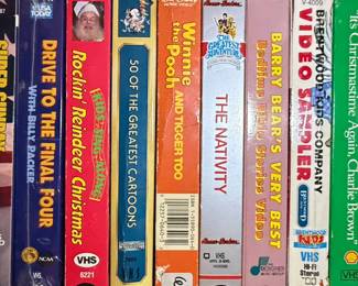 Collection of VHS Tapes