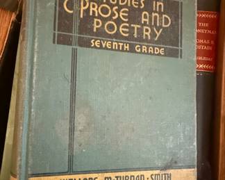 Collection of Vintage Educational and Literary Books