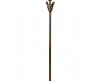 Neoclassical Style Torchiere Floor Lamp with UrnShaped Shade