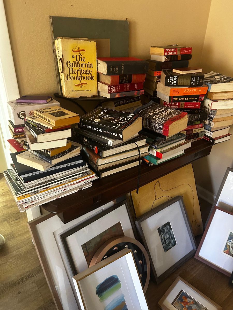 Loads of book and art
