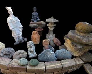 Zen Asian Inspired Garden Art