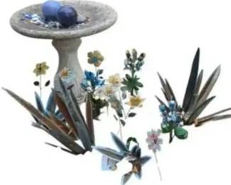 Whimsical Garden Decor Art Collection