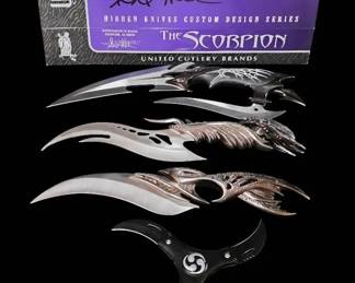 Rare Signed Gil Hibben Scorpion Fantasy Dagger Collection 