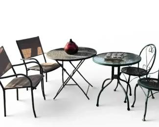 Two Distinct Bistro Sets