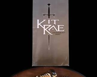 Rare Kit Rae Black Legion Blade 24K Antique Gold Limited Edition  United Cutlery KR9 