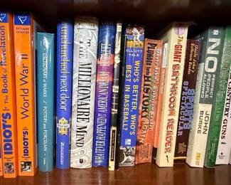 Assorted Books Collection - Firearms, Baseball, and History Focus