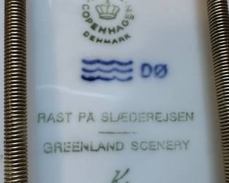 Royal Copenhagen 1975 & 1978 Greenland Scenery and Winter Twilight Collector Plates