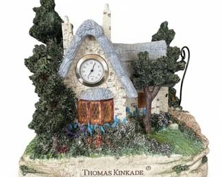 Thomas Kinkade "The Cottage Garden" Clock
