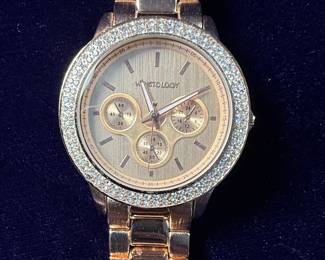 Wristology Women's Rose Gold Tone Chronograph Watch