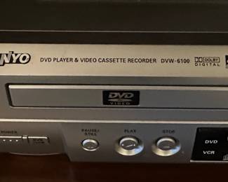 Sanyo DVW-6100 DVD Player & Video Cassette Recorder