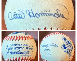 Atlee Hammaker Signed 1989 World Series Baseball