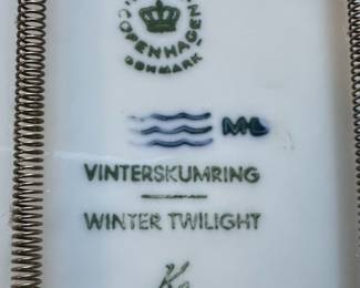 Royal Copenhagen 1975 & 1978 Greenland Scenery and Winter Twilight Collector Plates