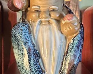 Shiwan Mudman Shou Xing Figurine