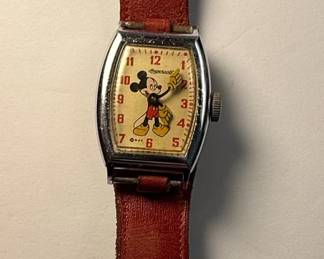 Vintage Ingersoll Mickey Mouse "WDP" Wristwatch