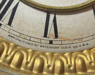 Waterbury Clock Co. "Lion Head" Mantel Clock