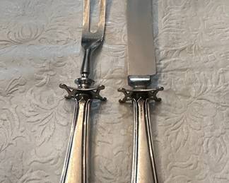Vintage Stainless Steel Carving Set