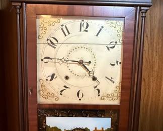 Wadsworths & Turners "Improved Clocks" Pillar and Scroll Mantel Clock