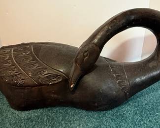 Austin Productions Inc. 1981 Black Swan Sculpture