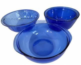 Mixing Bowls in Cobalt Blue