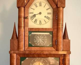 Victorian "Steeple on Steeple" Mantel Clock