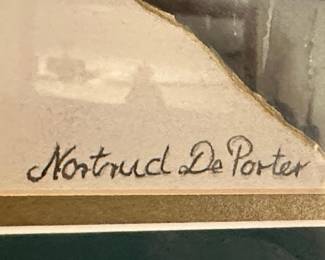 Magnolia Blossom Print by Nortrud De Porter