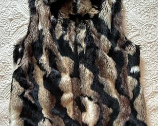Romeo & Juliet Couture Faux Fur Vest