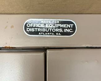 Vintage Metal Office Storage Cabinets by Office Equipment Distributers, Inc.
