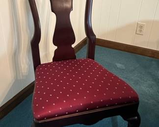 Mahogany Queen Anne Style Side Chair by Henredon