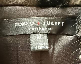 Romeo & Juliet Couture Faux Fur Vest