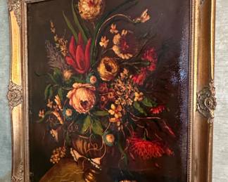 Floral Still Life Painting by Azurmendi