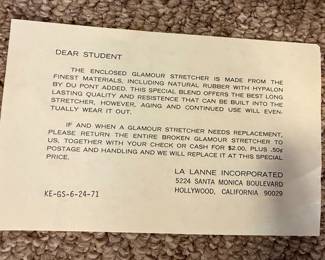 Jack LaLanne Glamour Stretcher Time 10" Blue Vinyl Record Set